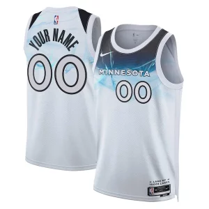 Resistente Fascinante Magnifico Minnesota Timberwolves Nike Unisex 2024/25 Custom Swingman Jersey City Edition White  per i Fan Veri