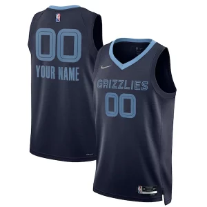 Fascinante Elegante Memphis Grizzlies Nike 2021/22 Diamond Swingman Custom Jersey Icon Edition Navy  per i Fan Veri