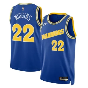 Stupendo Duraturo Andrew Wiggins Golden State Warriors Nike Swingman Jersey Classic Edition Blue  per i Fan Veri