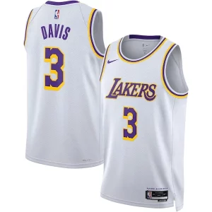 Classico Accattivante Stupendo Anthony Davis Los Angeles Lakers Nike Unisex Swingman Jersey Association Edition White  per i Fan Veri