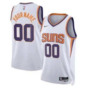 Eccezionale Meraviglioso Phoenix Suns Nike Unisex 2022/23 Swingman Custom Jersey White Association Edition  per i Fan Veri
