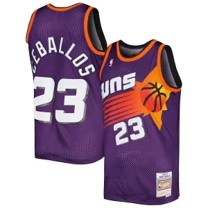 Versatile Cedric Ceballos Phoenix Suns 1992/93 Hardwood Classics Swingman Jersey Purple  per i Fan Veri