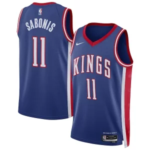 Versatile Ottimo Domantas Sabonis Sacramento Kings Nike Unisex 2024/25 Swingman Player Jersey City Edition Blue  per i Fan Veri