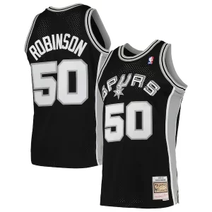 Prestigioso Fascinante David Robinson San Antonio Spurs 1991/92 Hardwood Classics Swingman Jersey Black  per i Fan Veri