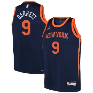 Versatile Prestigioso RJ Barrett New York Knicks Jordan Brand Youth Swingman Jersey Statement Navy  per i Fan Veri