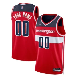 Classico Fantastico Meraviglioso Washington Wizards Nike 2021/22 Diamond Swingman Custom Jersey Icon Edition Red  per i Fan Veri