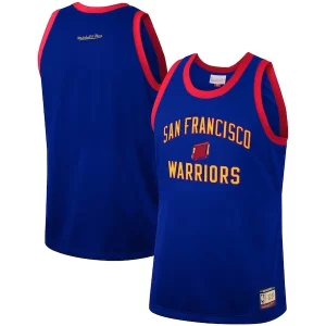 Prestigioso Cool Duraturo Golden State Warriors Hardwood Classics Team Heritage Fashion Jersey Royal  per i Fan Veri