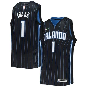 Bellissimo Trendy Jonathan Isaac Orlando Magic Nike Youth 2021/22 Diamond Swingman Jersey Icon Edition Black  per i Fan Veri