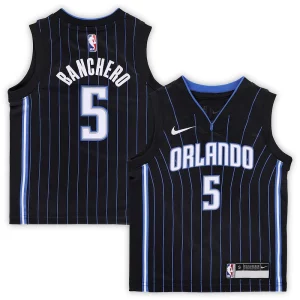 Accattivante Elegante Bellissimo Paolo Banchero Orlando Magic Nike Preschool Swingman Player Jersey Icon Edition Black  per i Fan Veri