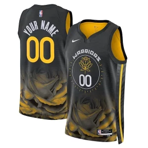Resistente Gorgeous Carino Golden State Warriors Nike Unisex 2022/23 Swingman Custom Jersey City Edition Black  per i Fan Veri