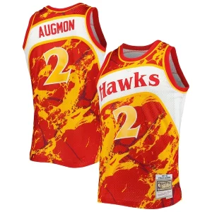 Resistente Stupendo Stacey Augmon Atlanta Hawks 1991/92 Hardwood Classics Marble Swingman Jersey Red  per i Fan Veri