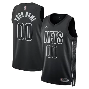 Lussuoso Brooklyn Nets Jordan Brand Unisex 2022/23 Swingman Custom Jersey Statement Edition Black  per i Fan Veri