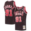 Elegante Prestigioso Dennis Rodman Chicago Bulls Hardwood Classics Swingman Jersey Black  per i Fan Veri