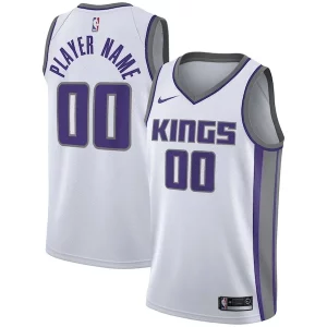 Incantevole Sacramento Kings Nike Swingman Custom Jersey White Association Edition  per i Fan Veri