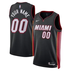 Eccezionale Miami Heat Nike Unisex Swingman Custom Jersey Black Icon Edition  per i Fan Veri