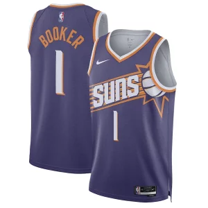 Meraviglioso Devin Booker Phoenix Suns Nike Unisex Swingman Jersey Association Edition Purple  per i Fan Veri