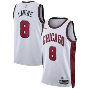 Delizioso Gorgeous Pratico Zach LaVine Chicago Bulls Nike Unisex 2022/23 Swingman Jersey City Edition White  per i Fan Veri