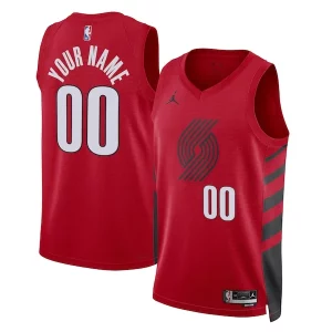 Robusto Splendido Portland Trail Blazers Jordan Brand Unisex 2022/23 Swingman Custom Jersey Statement Edition Red  per i Fan Veri