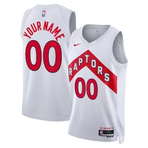 Meraviglioso Elegante Pratico Toronto Raptors Nike Unisex Swingman Custom Jersey White Association Edition  per i Fan Veri