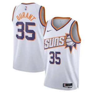 Pratico Raffinato Kevin Durant Phoenix Suns Nike Unisex Swingman Jersey Association Edition White/Purple  per i Fan Veri