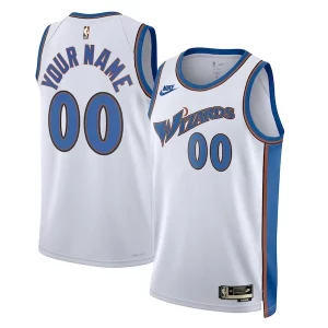 Comodo Delizioso Washington Wizards Nike Unisex 2022/23 Custom Swingman Jersey Classic Edition White  per i Fan Veri
