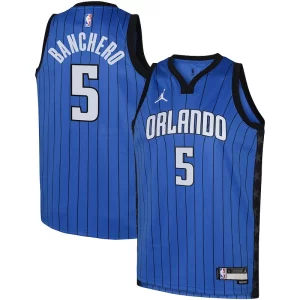 Duraturo Prestigioso Raffinato Paolo Banchero Orlando Magic Jordan Brand Youth Swingman Jersey Statement Royal  per i Fan Veri