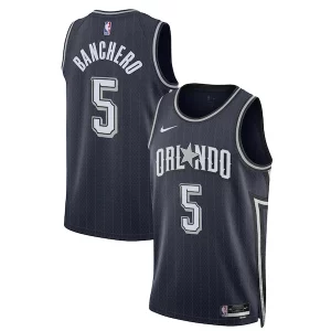 Stupendo Trendy Paolo Banchero Orlando Magic Nike Unisex 2023/24 Swingman Jersey Navy City Edition  per i Fan Veri