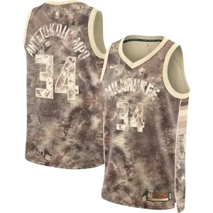 Gorgeous Splendido Comodo Giannis Antetokounmpo Milwaukee Bucks Nike Unisex Select Series Swingman Jersey Brown  per i Fan Veri