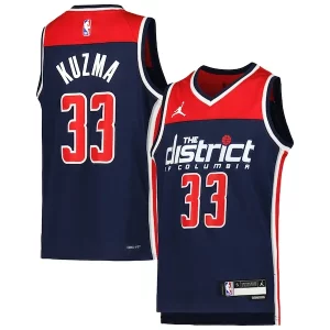 Splendido Kyle Kuzma Washington Wizards Jordan Brand Youth Swingman Jersey Statement Edition Navy  per i Fan Veri