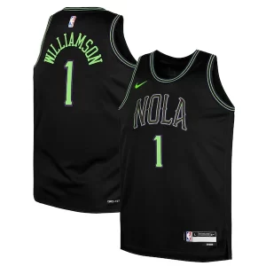 Fascinante Zion Williamson New Orleans Pelicans Nike Youth Swingman Replica Jersey City Edition Black  per i Fan Veri