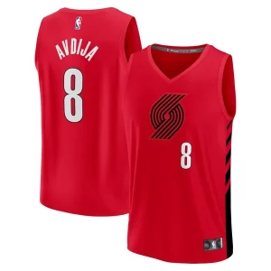 Comodo Deni Avdija Portland Trail Blazers Fast Break Player Jersey Statement Edition Red  per i Fan Veri