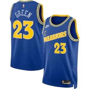 Resistente Moderno Trendy Draymond Green Golden State Warriors Nike Swingman Jersey Classic Edition Blue  per i Fan Veri