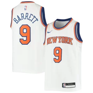 Magnifico RJ Barrett New York Knicks Nike Youth Swingman Jersey Association Edition White  per i Fan Veri