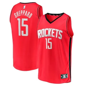 Classico Bellissimo Reed Sheppard Houston Rockets Youth 2024 NBA Draft Fast Break Player Jersey Icon Edition Red  per i Fan Veri