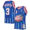 Meraviglioso Prestigioso Incantevole Steve Francis Houston Rockets Hardwood Classics 1999/00 Lunar New Year Swingman Jersey Blue per i Fan Veri
