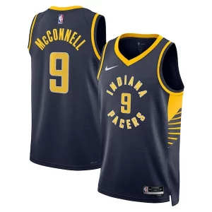 Delizioso T.J. McConnell Indiana Pacers Nike Unisex Swingman Replica Jersey Icon Edition Navy  per i Fan Veri