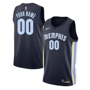 Fantastico Resistente Incantevole Memphis Grizzlies Nike Swingman Custom Jersey Navy Icon Edition  per i Fan Veri