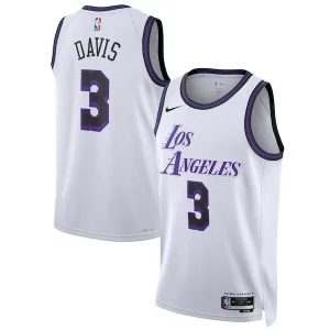 Incantevole Lussuoso Anthony Davis Los Angeles Lakers Nike Unisex 2022/23 Swingman Jersey City Edition White  per i Fan Veri