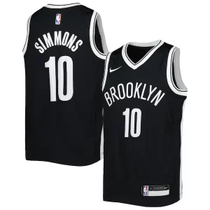 Accattivante Prestigioso Ben Simmons Brooklyn Nets Nike Youth Swingman Jersey Icon Edition Black  per i Fan Veri