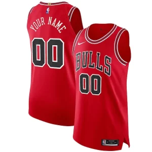 Prestigioso Chicago Bulls Nike Authentic Custom Jersey Red Icon Edition  per i Fan Veri