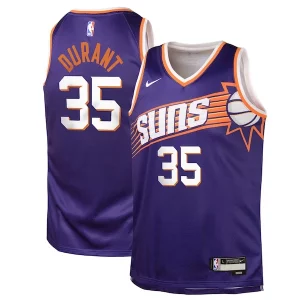 Meraviglioso Kevin Durant Phoenix Suns Nike Youth Swingman Jersey Purple Icon  per i Fan Veri
