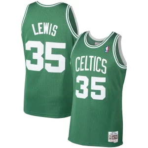 Ottimo Attraente Reggie Lewis Boston Celtics 1987/88 Hardwood Classics Swingman Jersey Kelly Green  per i Fan Veri