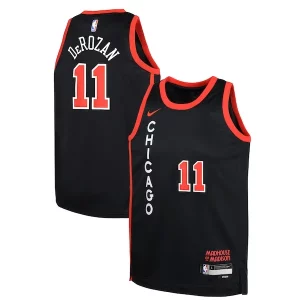Raffinato DeMar DeRozan Chicago Bulls Nike Youth Swingman Replica Jersey City Edition Black  per i Fan Veri