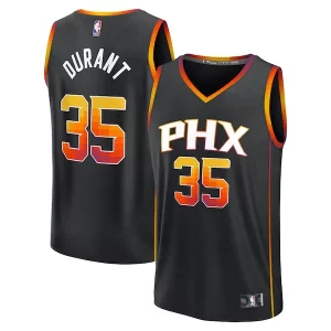 Resistente Kevin Durant Phoenix Suns Fast Break Replica Player Jersey Statement Edition Black  per i Fan Veri