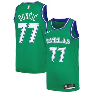 Incantevole Gorgeous Fantastico Luka Dončić Dallas Mavericks Nike Swingman Player Jersey Classic Edition Green  per i Fan Veri