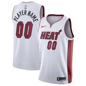 Trendy Comodo Miami Heat Nike 2020/21 Swingman Custom Jersey Association Edition White  per i Fan Veri