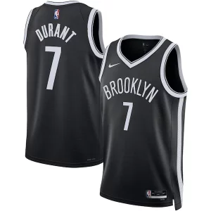 Meraviglioso Robusto Trendy Kevin Durant Brooklyn Nets Nike Unisex Swingman Jersey Icon Edition Black/White  per i Fan Veri