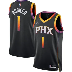 Trendy Devin Booker Phoenix Suns Jordan Brand Unisex Swingman Jersey Statement Edition Black  per i Fan Veri