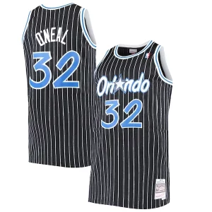 Accattivante Shaquille O'Neal Orlando Magic Big & Tall Hardwood Classics Jersey Black  per i Fan Veri