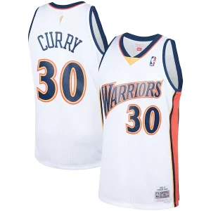 Carino Stephen Curry Golden State Warriors Hardwood Classics Swingman Jersey White  per i Fan Veri